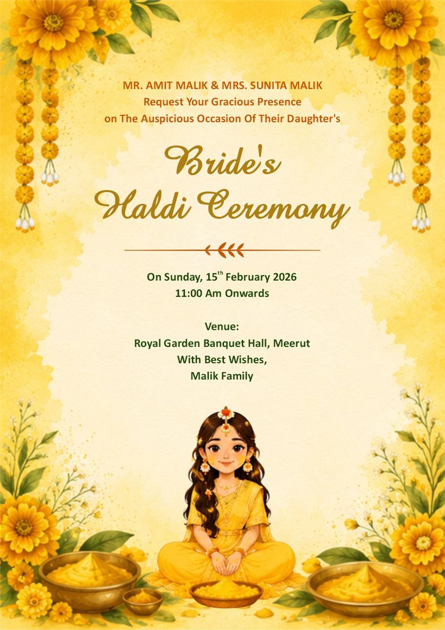 Haldi Ceremony 3