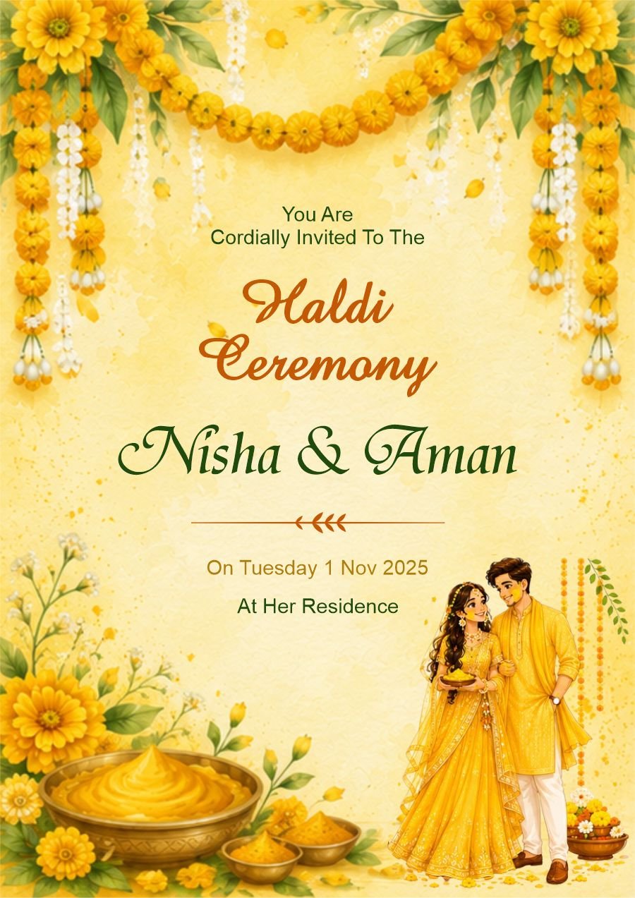 Haldi Ceremony 6