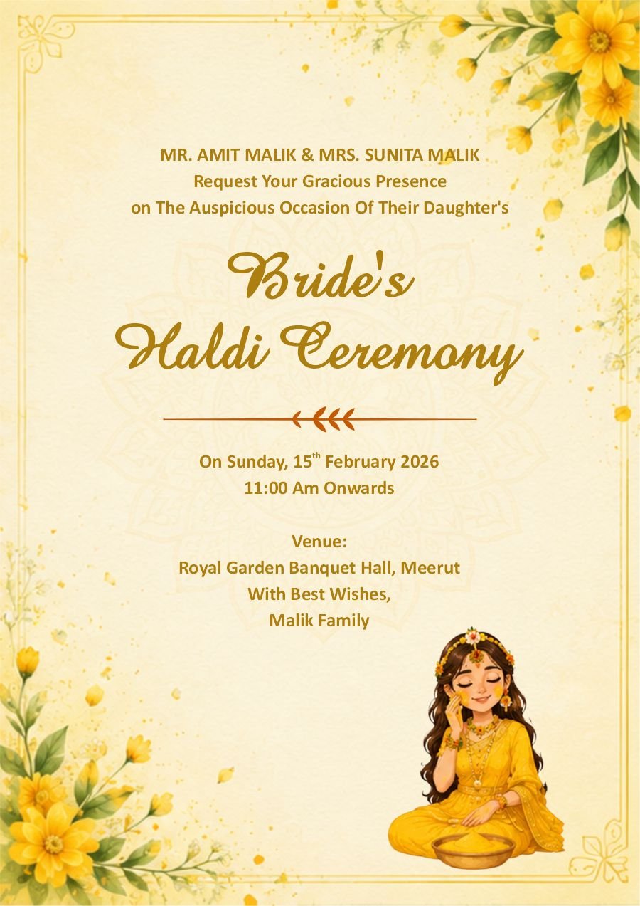 Haldi Ceremony 4