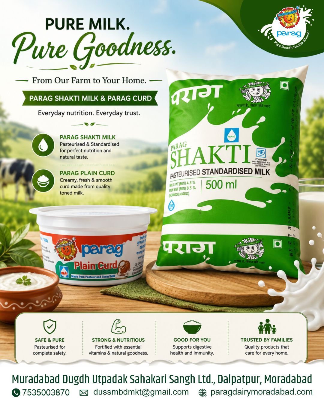 Social Media Post Design for Milk Brand — photo 12