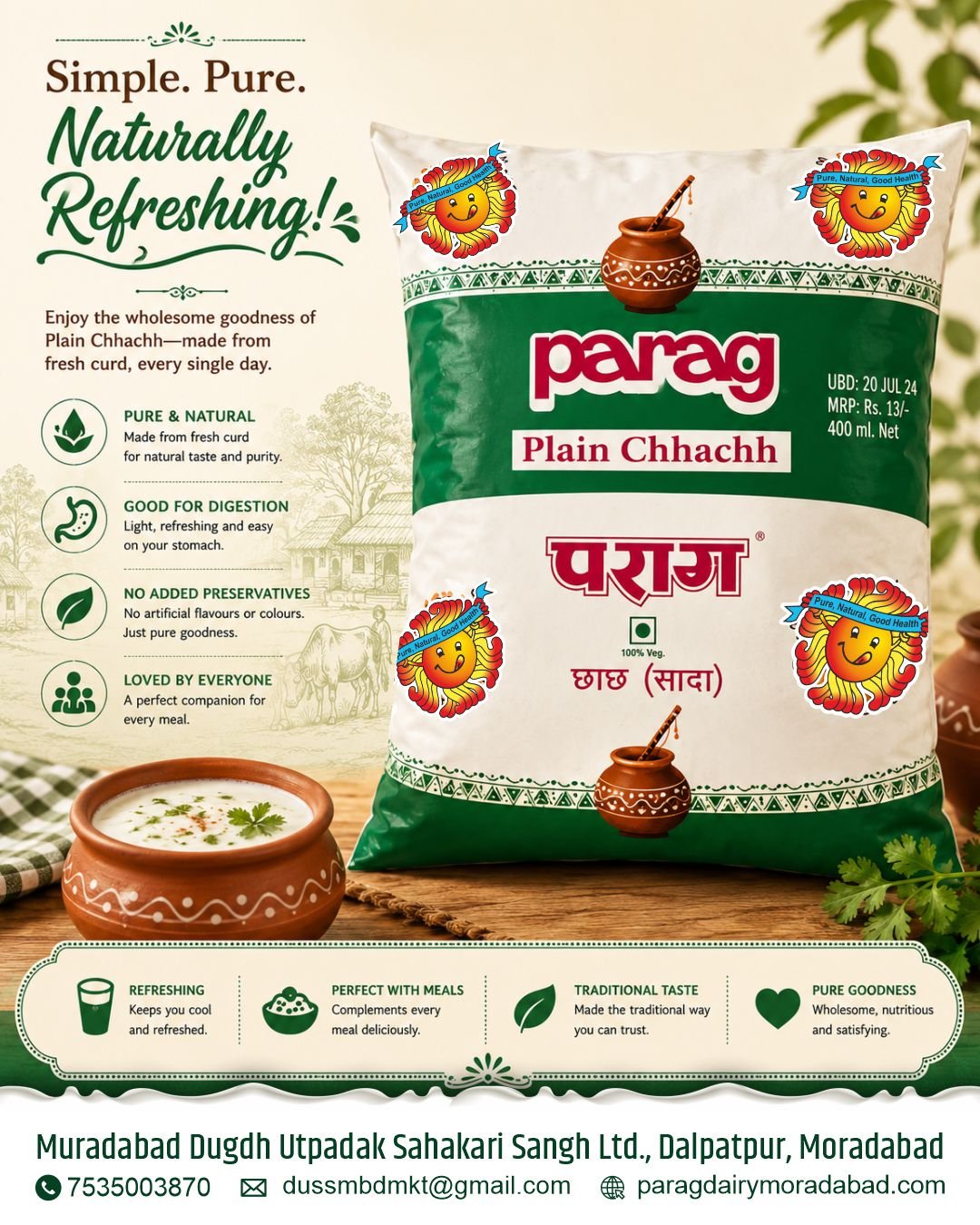 Social Media Post Design for Milk Brand — photo 11