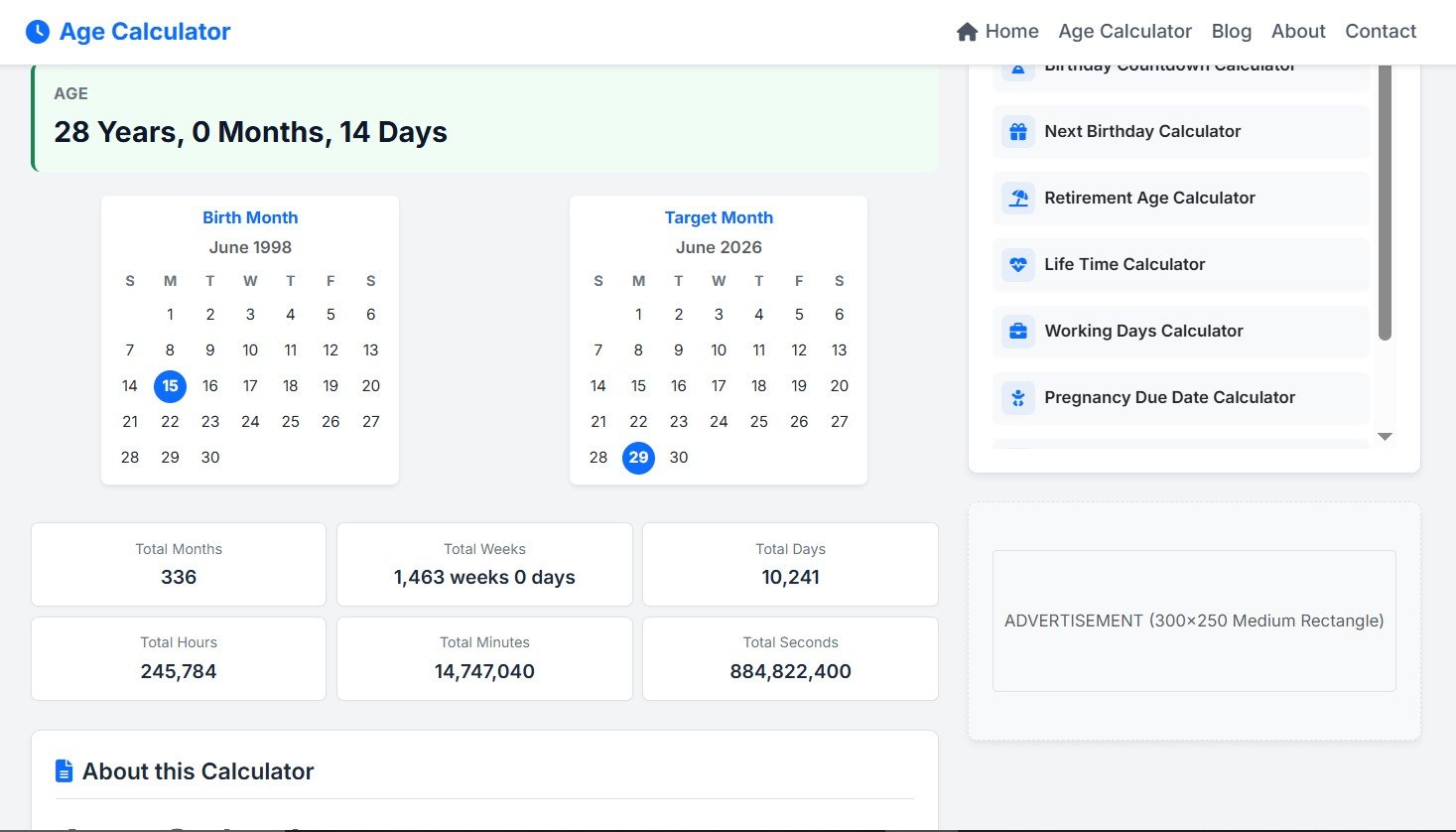 Age Calculator – Online Date & Age Calculation Tool — photo 3