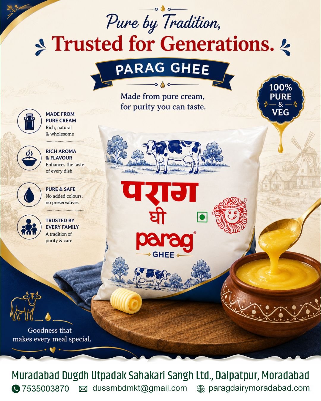 Social Media Post Design for Milk Brand — photo 10