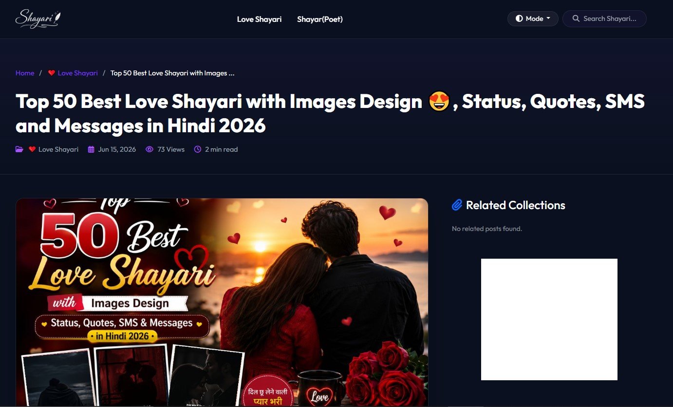 Talluqat Shayari – Modern Shayari & Quotes Platform — photo 5