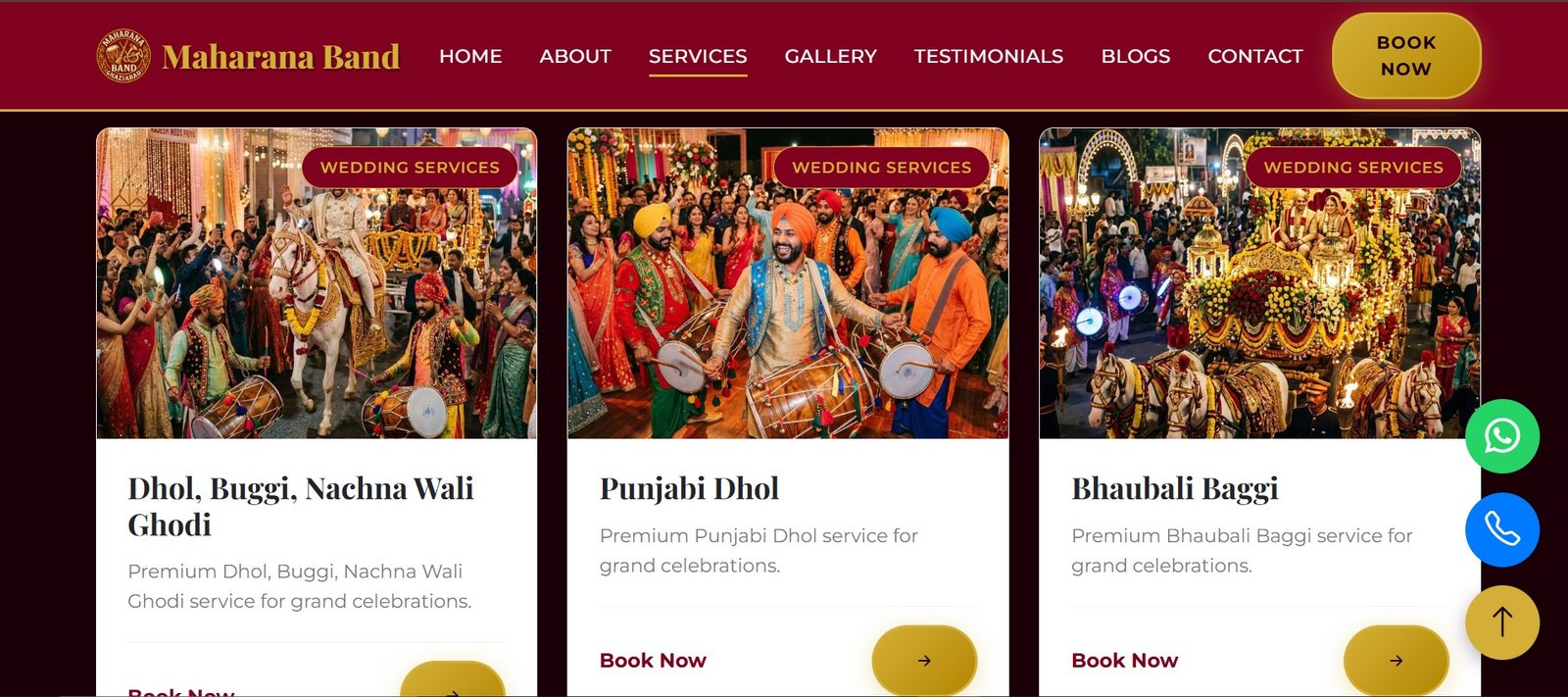 Maharana Band – Premium Wedding Band & Event Management Website — photo 3