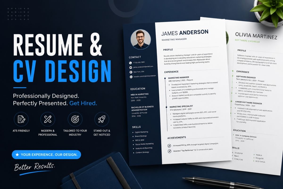 Professional Resume &amp; CV Design